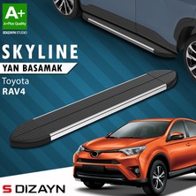 S-Dizayn Toyota Rav 4 3 Skyline Krom Yan Basamak 163 Cm 2006-2013 A+ Kalite