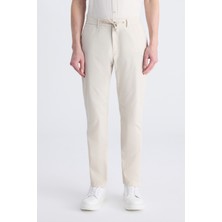 Twn Slim Fit Taş Düz Pamuklu Jogger Pantolon 4EC03S2263452