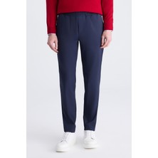 D'S Damat Ds Damat Regular Fit Lacivert Armürlü Pamuklu Jogger Pantolon 4HC03S2133242