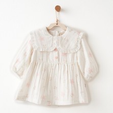 Andywawa Kız Bebek Elbise Dress Muslin ANW-AC26622