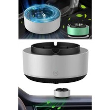 Belle Fusion Mey Ithalat® Elektronik Akıllı Küllük Hava Temizleyici Kokusuz Kül Tablası Anti-Duman