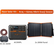 Bluetti AC200PL Max Hibrit Mobil Enerji Sistemi