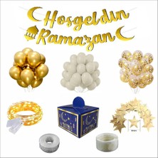 Zenviva Gold, Deniz Kumu, Şeffaf Balonlu Hoş Geldin Ramazan Seti (Hurma Kutulu)