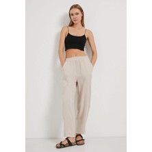 Tena Kadın Taş (5456) Önü Dikişli Balon Kesim Tencel Pantolon