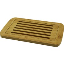 Go İthalat Izgaralı - Hazneli  Ahşap Bambu Kesim Panosu  21X36CM (3791)