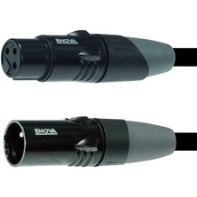 Enova Xlr Mikrofon Kablosu 3 Metre Ec-A1-Xlfm-3 Yüksek Verimlilikle Sinyal Akışı Sağlar