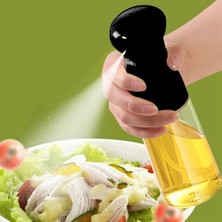 İsmiyle Al Çok Amaçlı Cam Şişe Püskürtmeli Dağıtıcı Yağdanlık Limonluk Sirke Sosluk Spreyi Siyah