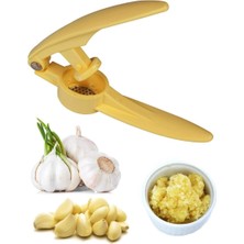 Go İthalat Pratik Kolay Yıkanabilir Sarımsak Ezme Aparatı Sarımsak Ezici Pres (3791)