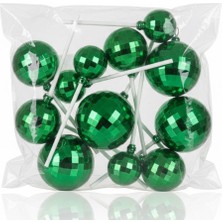 Efe Pastacılık Disko Top Yeşil – Pasta ve Tatlı Üzeri Dekoratif Süs (12’li Set)