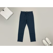 Kastrioti Erkek Slim Fit Beli Lastikli Esnek Chino Pantolon