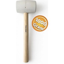 Gönen Döküm Ahşap Saplı Mermer Fayans Karo Seramik Tokmak Plastik 1000 Gram