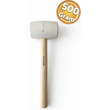 Gönen Döküm Ahşap Saplı Mermer Fayans Karo Seramik Tokmak Plastik 500 Gram Ahşap Saplı