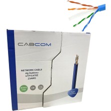 Cabcom Cat6 23AWG 305MT Utp-Lzsh Network Kablosu Kutulu - Mavi