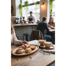 Akayev 2li Akasya Oval Sunum Tabağı Seti