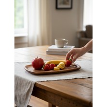 Akayev Akasya Kayık Sunum 30X18CM