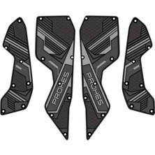 Alkan MB Yamaha Nmax 2025 Kauçuk Basamak Takımı 4 Parça Gri Detaylı Model 707