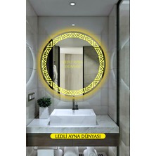 LEDLİ AYNA DÜNYASI 60 cm Beyaz Banyo Aynası Led’li | | Pratik Kullanım