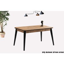 Sweet Home Masa Sandalye Kelebek Açılır Mdf Masa Mutfak,salon,yemek Odası Masası 70X120 cm