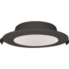 4 Adet Cata Ct 5650 Zümrüt 10W Backlight Siyah Kasa LED Spot 6500K Beyaz Işık