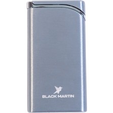 Black Martin Tek Torch Çakmak Gümüş BM404