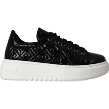 Hobby Kadın Rugan Modern Yüksek Tabanlı Sneaker Ayakkabı