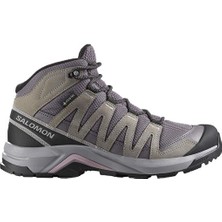 Salomon X-Adventure Recon Mid Gore-Tex Kadın Outdoor AYAKKABISIL47753400 Gri