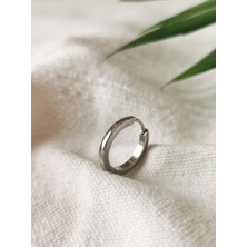 Halley Concept Çelik Halka Erkek Küpe Tek