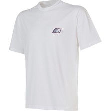 New Balance 1647 Erkek Beyaz Tişört (MNT1647-WT)