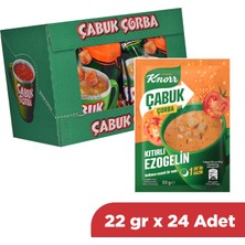 Knorr Çabuk Çorba Kıtırlı Ezo Gelin 22 gr x 24 Adet