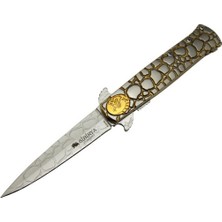 Haps Bugs Cravus Sibirya Kobra Çakı Gold S-2075A 21,5 cm