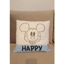 Taç Disney Lisanslı Kırlent Happy Sleepy