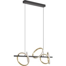 Ronisu Aydınlatma Faustina Sıralı 4 Halka Ledli Avize Ra-Avz- 9305-47-18