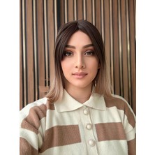 Aura Peruk Yumuşak Yapısıyla Mat Görünüme Sahip Ombreli  Modelimiz