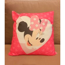 Taç Disney Lisanslı Kırlent Pembe