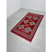 Bakırözü Home Pamuk Polyester Karışımlı Otantik Şark Köşesi Kilimi - Atlantis Modeli Yıkanabilir Kilim