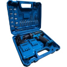 Veka Bn-5 24V 5AH Li-Ion Profesyonel Şarjlı Matkap Seti – Çift Akülü – Taşıma Çantalı