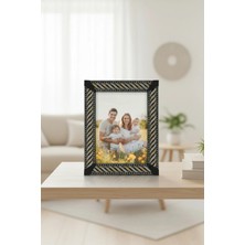 Fantastic 10X15 cm Dokuma Bordürlü Fotoğraf Çerçevesi - 5 Farklı Desen Seçeneği - 14X19 Lüks Dekoratif Çerçeve