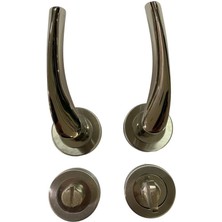 LTG Nova Sofuoğlu Rozet Lerzan Nikel Saten Wc Kapı Kolu