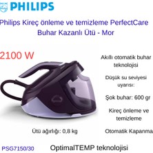 Philips Perfectcare Elite Mor Optimaltemp Teknolojisi Buhar Kazanlı Ütü +  Philips Daily Collection Narenciye Sıkacağı