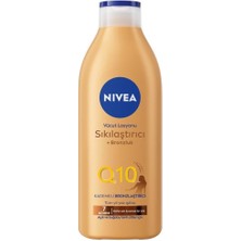 Q10 Sıkılaştırıcı ve Kademeli Bronzlaştırıcı Vücut Losyonu 400ML, 7 Günde Sıkılaş, Açık Buğday Ten