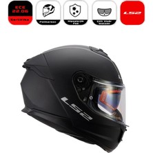 LS2 LS2  Stream 2 Motor Kaskı Yeni Seri Mat Siyah (ECE 22.06)