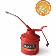 Fukar FKR500 Metal Gövdeli Metal Saplı Yağdanlık 500 cc