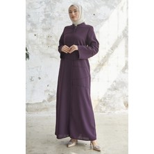 inStyle Ivory Biye Desen Mürdüm Ferace