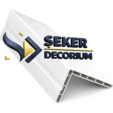 şekerdecorium Pvc Beyaz Kapı - Pencere Pervaz (6.9) 200 cm