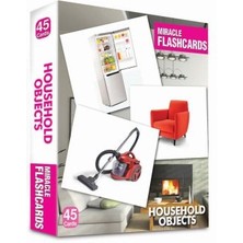 Aesco Miracle Flashcards Household Objects (45 Cards)