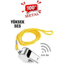 İsmiyle Al Metal Düdük - 110 Desibel (4172)