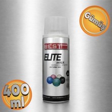 Ergin Kimya Best Elite Akrilik Sprey Boya Ral 9802 Gümüş Renk Sprey Boya 400 ml