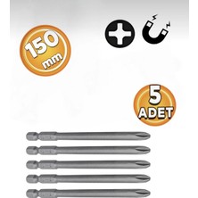 Cmc Tools CMC6504 Yuvarlak Ph 2X150 mm Yıldız Bits Uç Vidalama Ucu (5 Adet)