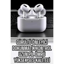 Belle Fusion Mey Ithalat® 3.nesil Tws Bluetooth Kulaklık Mikrofonlu Anc Özelliği Dokunmatik Kontrol