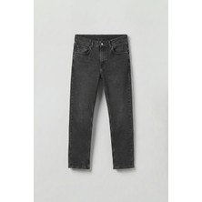 Abluka Online Erkek Regular Fit Basic Pamuklu Jean Pantolon Antrasit